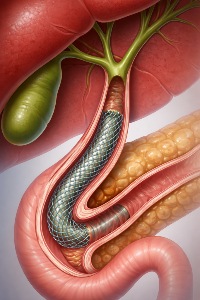 What is a bile duct stent? How the ERCP Endoscopy Procedure Restores Digestive Flow